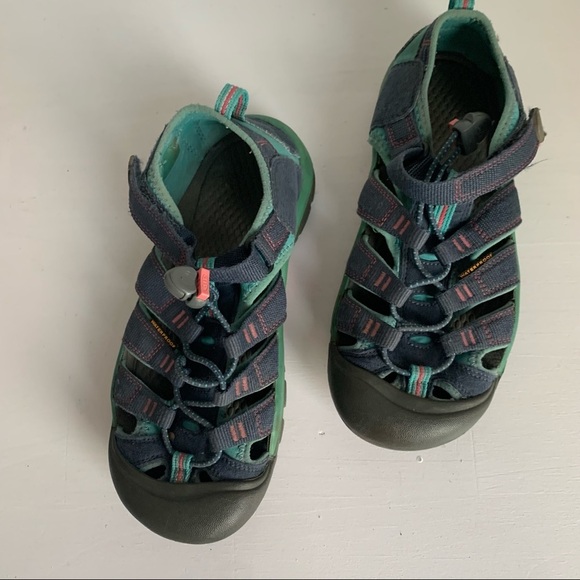 Keen Kids Shoes - Blue and Green - Picture 2 of 6
